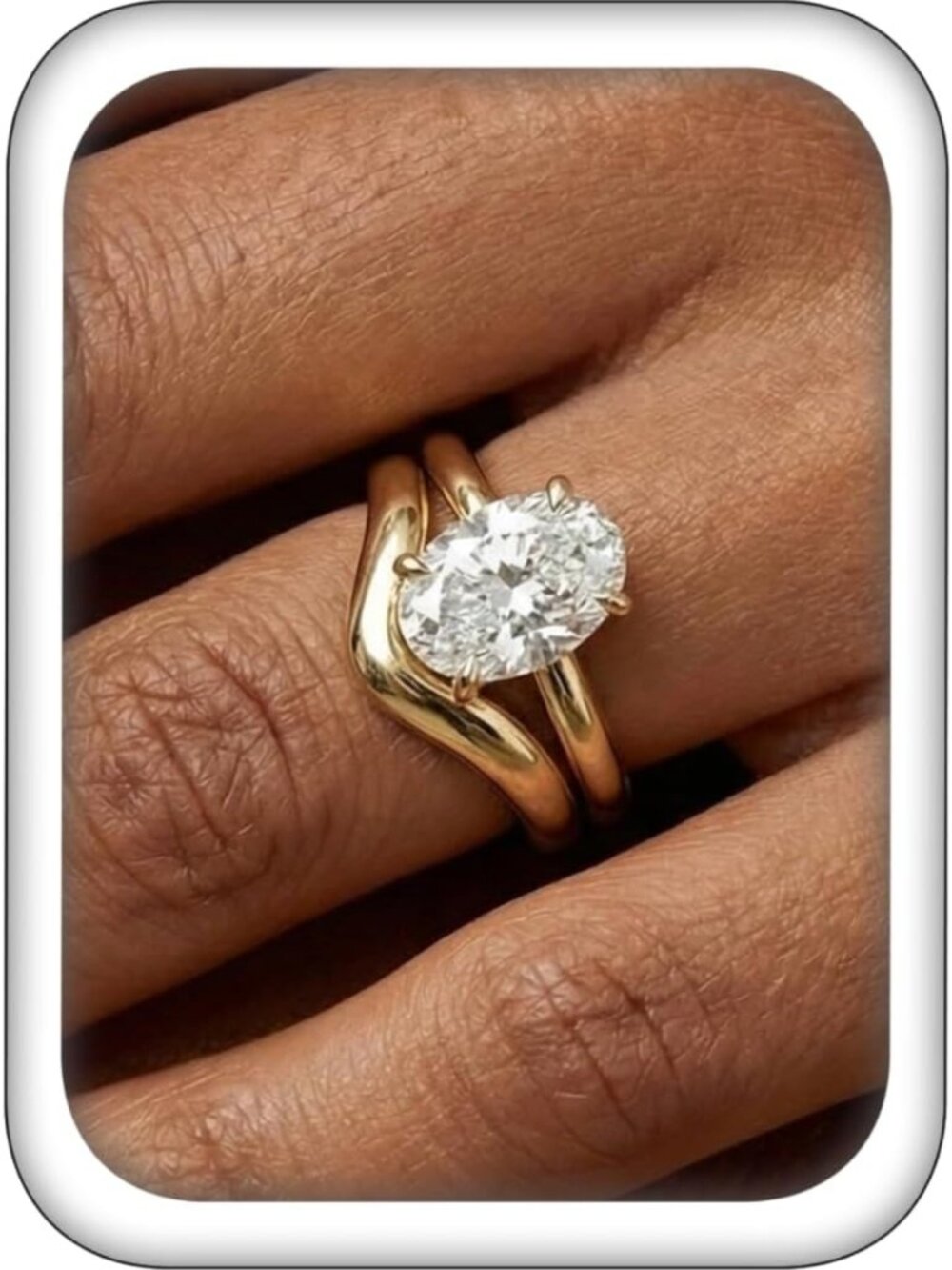 Stackable 14K Gold & Silver Plated CZ Rings for Women, Sizes 5-10 - Trendy
